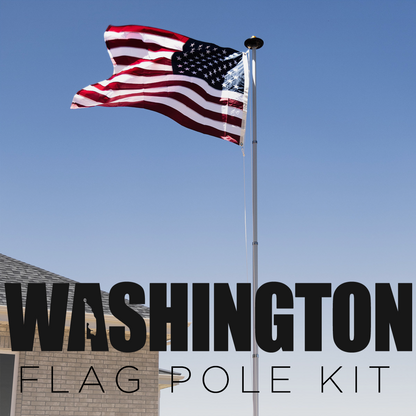 Washington Telescoping Flag Pole Kit (20FT or 25FT)
